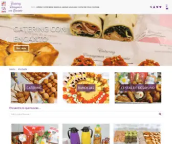 Cateringconencanto.com(Catering en Madrid) Screenshot