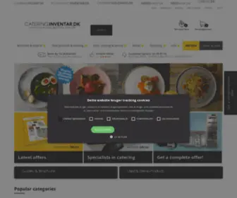 Cateringinventar.com(Large kitchen since.000 m2 warehouse) Screenshot