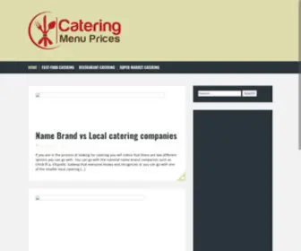 Cateringmenuprices.com(Catering Menus with Prices) Screenshot