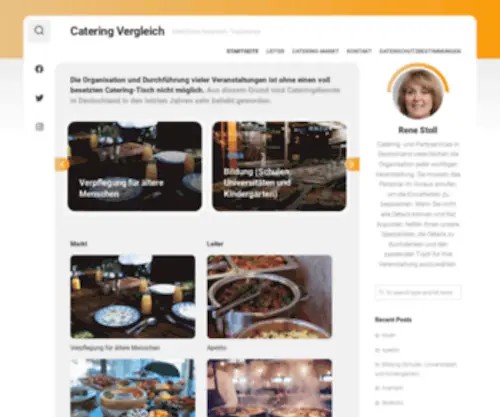 CateringVergleich.de(Catering & Partyservice in Deutschland) Screenshot