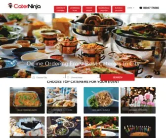 Caterninja.com(Catering Services) Screenshot