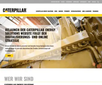 Caterpillar-Energy-Solutions.de(Hocheffiziente und umweltfreundliche Lösungen zur dezentralen Energieerzeugung) Screenshot