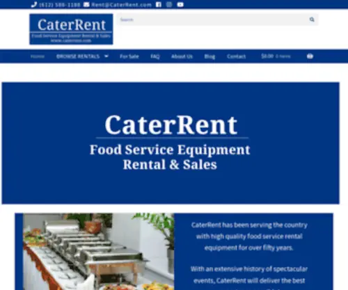 Caterrent.com(Food Service) Screenshot