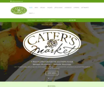 Catersmarket.com(Cater's Market Cafe Bakery Deli Coffee Shop) Screenshot