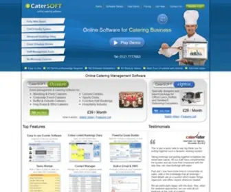 Catersoft.co.uk(CaterSOFT) Screenshot