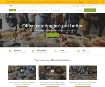Caterspot.sg(Find and order catering for your office or special event from 460 best caterers on CaterSpot) Screenshot