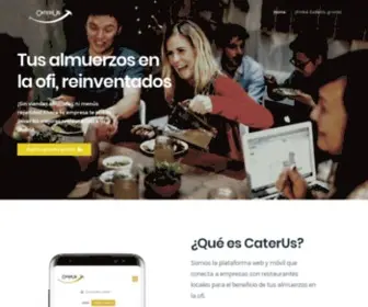 Caterus.com.ar(Beneficios de almuerzos y eventos para empresas) Screenshot