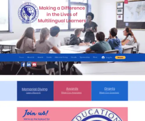 Catesolfoundation.org(Supporting Multilingual Learners) Screenshot