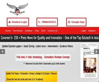 Catestseries.org(CA Test Series) Screenshot