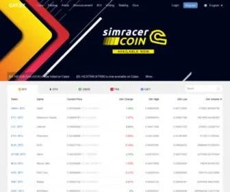 Catex.io(Transaction Mining Exchange) Screenshot