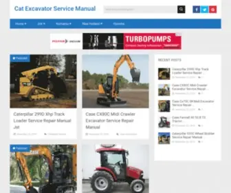 Catexcavatorservicerepairmanual.com(Cat Excavator Service manual) Screenshot