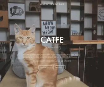 Catfe.ca(Vancouver cat cafe) Screenshot