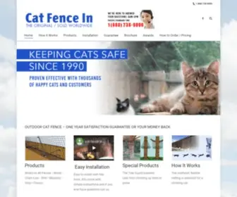 Catfencein.com(Cat Fence In) Screenshot