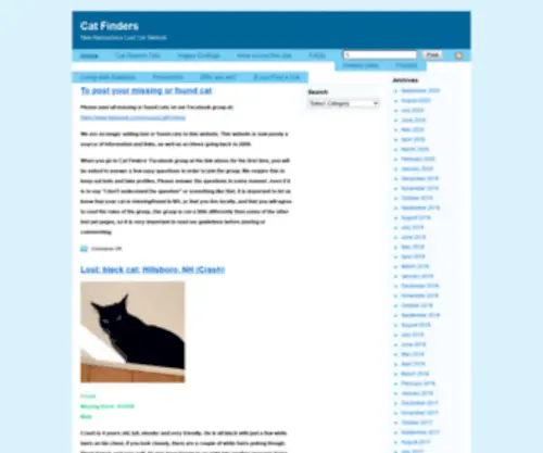 Catfinders.org(Catfinders) Screenshot