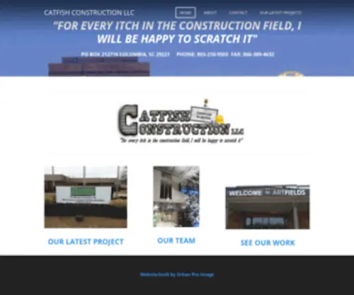 Catfishconstructionllc.com(Catfish Construction LLC) Screenshot