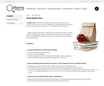 Catforms.com(Catforms Testing Service) Screenshot