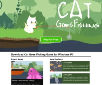 Catgoesfishingplay.com(Free Cat Goes Fishing Game) Screenshot