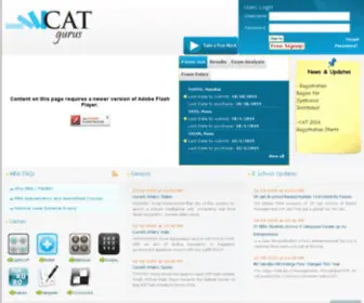 Catgurus.com(CAT Online Test Preparation) Screenshot