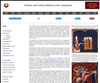 Cathar.info(Cathars and Cathar Beliefs in the Languedoc) Screenshot