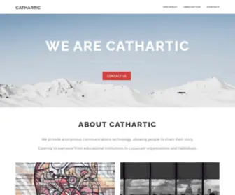 Cathartic.io(Home) Screenshot
