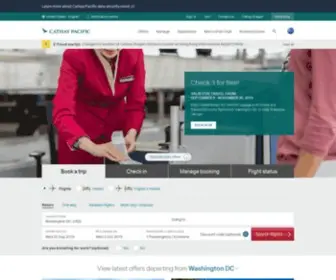 Cathaydragon.com(Online vluchten boeken) Screenshot