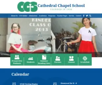 Cathedralchapelschool.org(Cathedral Chapel School) Screenshot