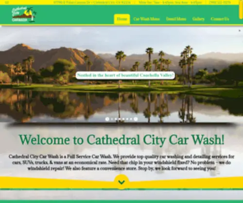 Cathedralcitycarwash.com(Cathedral City Car Wash) Screenshot