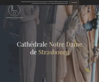 Cathedrale-Strasbourg.fr(Retrouvez les actualités de la Cathédrale de Strasbourg) Screenshot