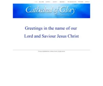 Cathedralofglory.com(Cathedral of Glory) Screenshot