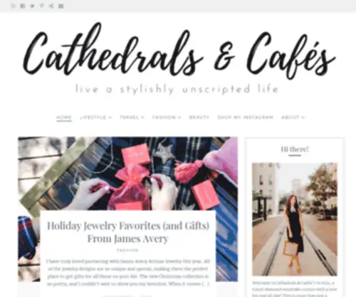 Cathedralsandcafes.com(Amsterdam travel and style blog) Screenshot