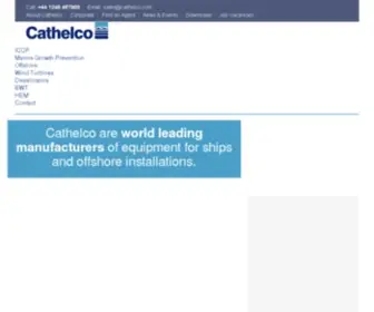 Cathelco.com(Evac) Screenshot