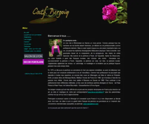 Catherine-Bergoin.com(Le site personnel de Catherine Bergoin) Screenshot