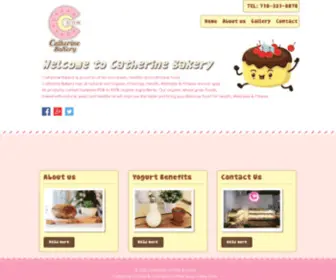 Catherinebakery.com(Catherine Coffee & Cafe) Screenshot