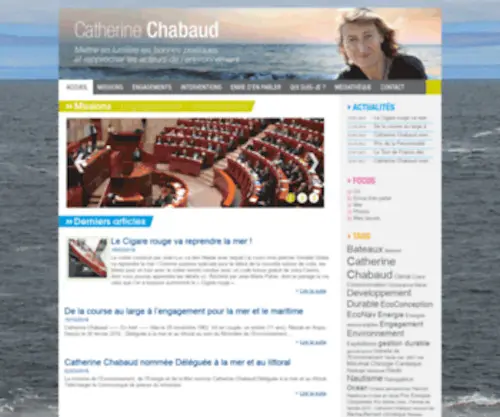 Catherinechabaud.fr(Le blog de Catherine Chabaud) Screenshot