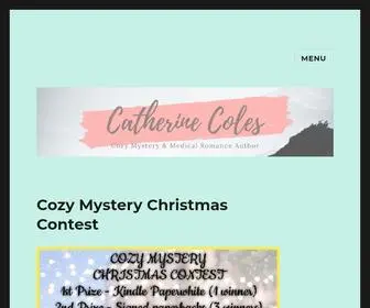 Catherinecoles.com(Cozy Mystery Author) Screenshot