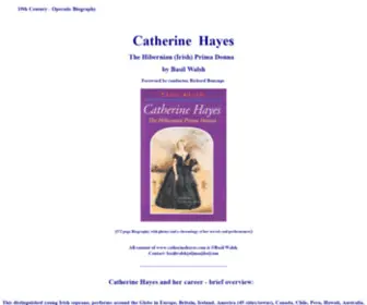 Catherinehayes.com(Catherine Hayes) Screenshot