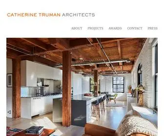 Catherinetrumanarchitects.com(Catherine Truman Architects) Screenshot