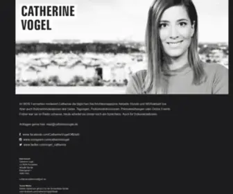 Catherinevogel.de(Offizielle Homepage von Catherine Vogel) Screenshot