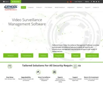 Cathexisvideo.com(Cathexis offers Video Management System (VMS)) Screenshot