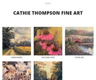 Cathiesart.com(Cathie Thompson) Screenshot