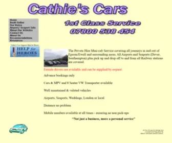 Cathiescars.co.uk(Cathies Cars) Screenshot