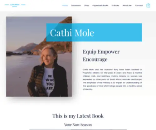 Cathimole.com(Cathi Mole's Book Store) Screenshot