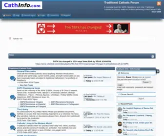 Cathinfo.com(Catholic Info) Screenshot