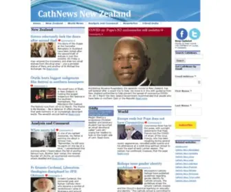 Cathnews.co.nz(CathNews New Zealand and Pacific) Screenshot