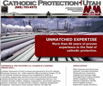 CathodicProtectionutah.com(Cathodic Protection of Utah by M&M) Screenshot