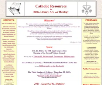 Catholic-Resources.org(Catholic Resources) Screenshot