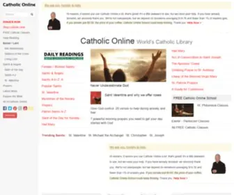 Catholic.org(Catholic Online) Screenshot