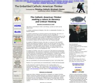 Catholicamericanthinker.com(Catholic American Thinker) Screenshot