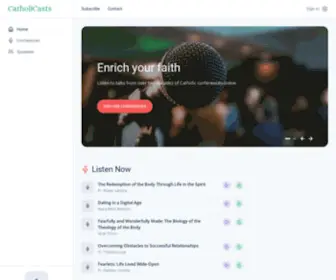Catholicasts.com(CatholiCasts) Screenshot
