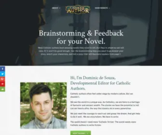 Catholicauthor.us(The creative community for the modern Catholic author) Screenshot